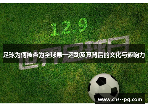 足球为何被誉为全球第一运动及其背后的文化与影响力